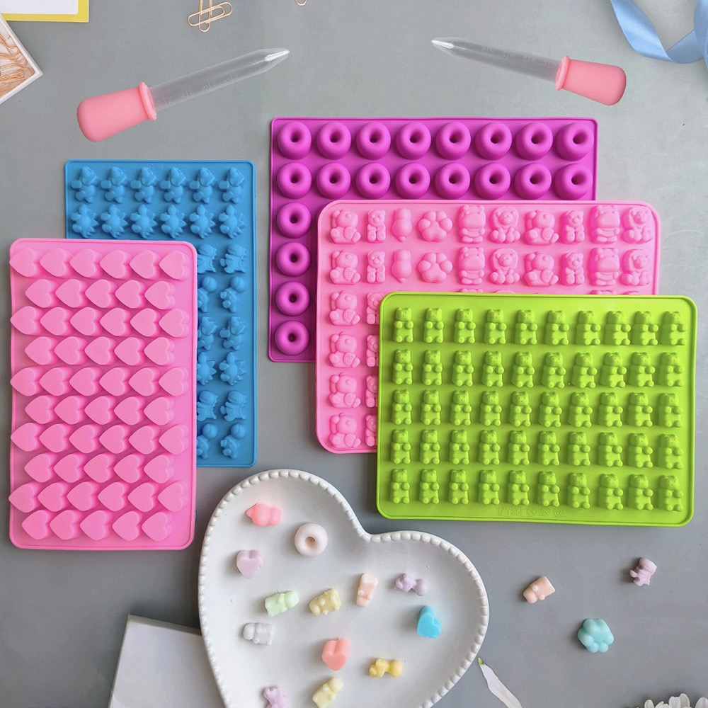 Baking Kitchen Diy - Lot de 7 moules en silicone