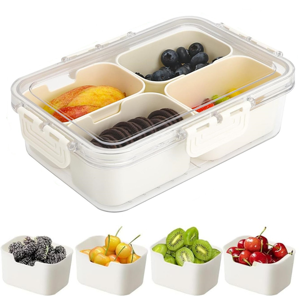Kitchen Baking Tray Organizer - Boîte de rangement alimentaire portable, boîte
