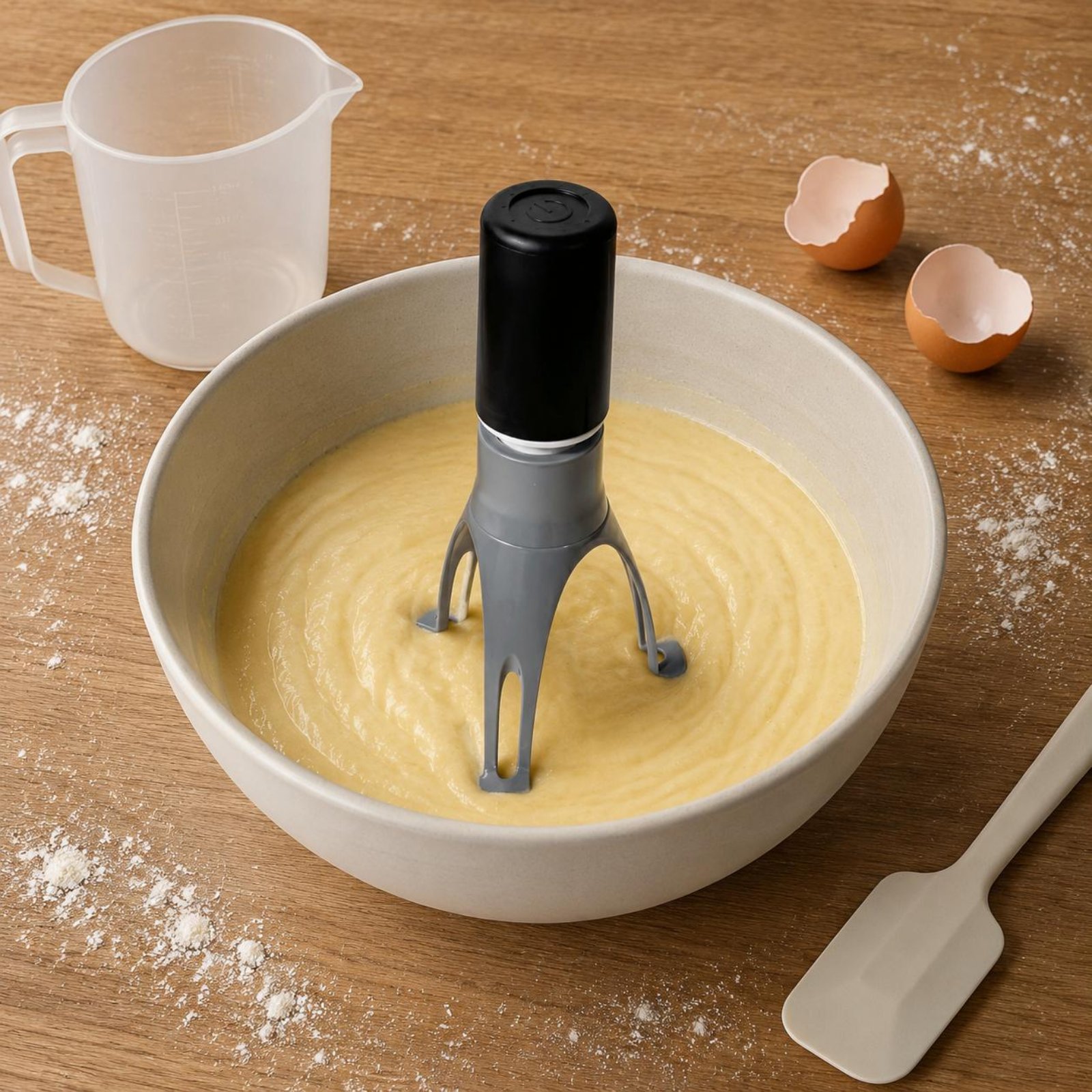 Kitchen Baking Mixer - Mélangeur triangulaire automatique - Fouet électrique