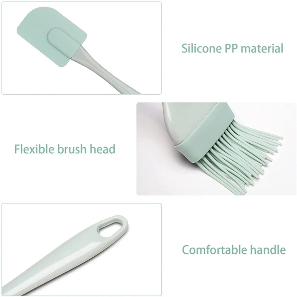 Baking Kitchen Diy - Lot de 3 spatules en silicone