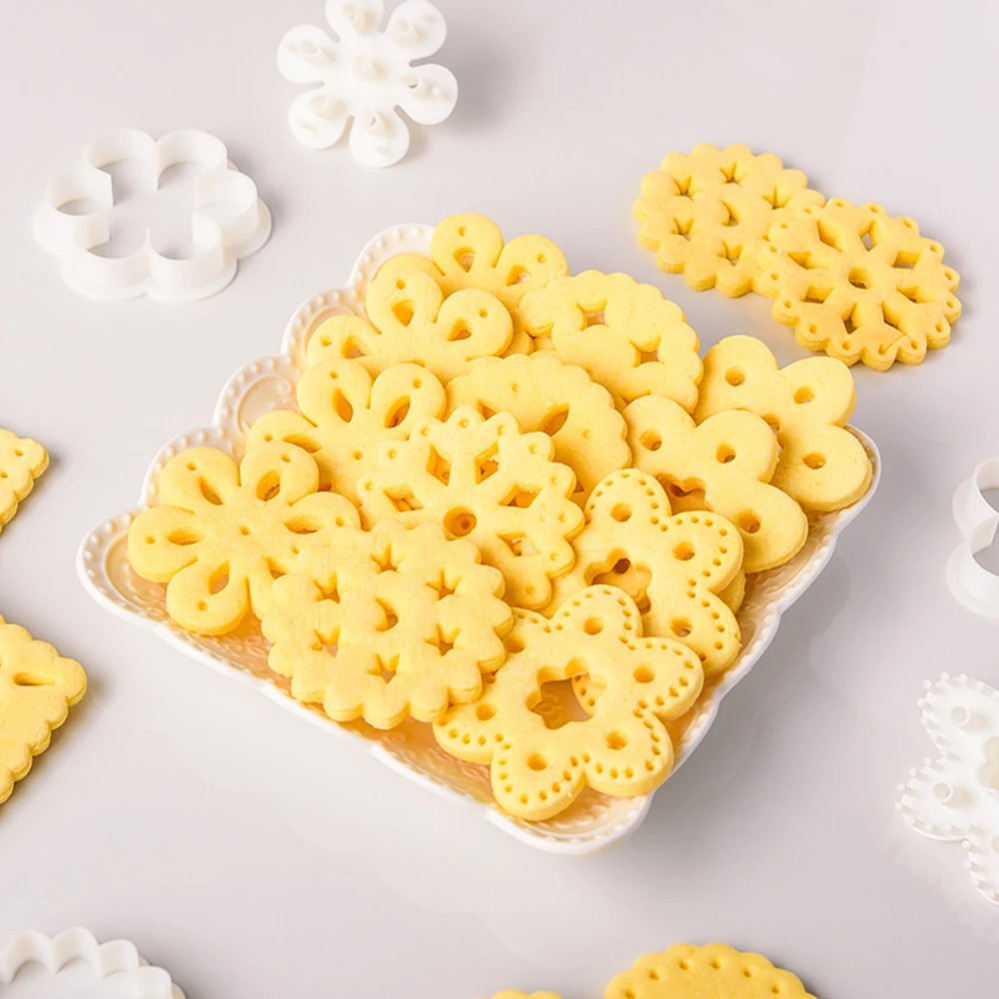 Baking Kitchen Diy - Emporte-pièces à motif géométrique ajouré pour
