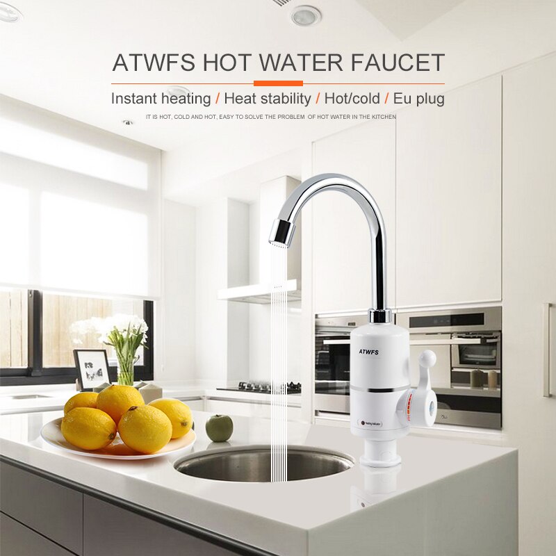 Kitchen Baking Mixer - ATWelasticity-Chauffe-eau électrique instantané sans réservoir, 3000W,