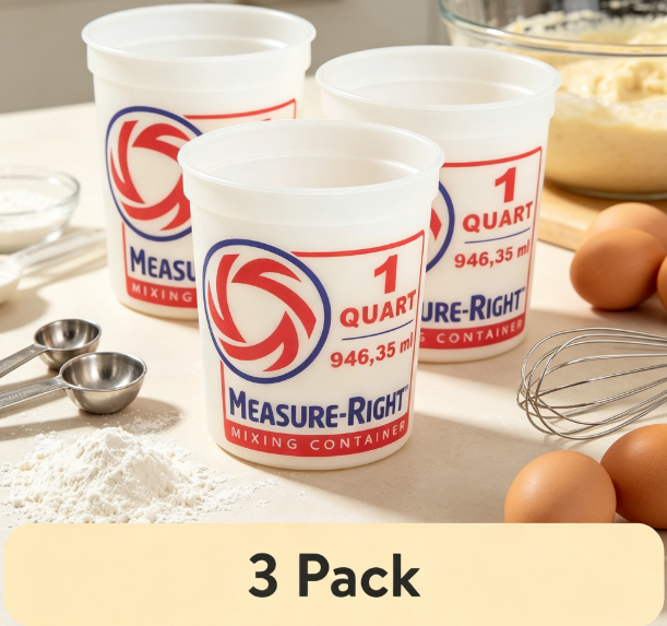 Kitchen Baking Set - Conteneur de mélange rond en plastique,