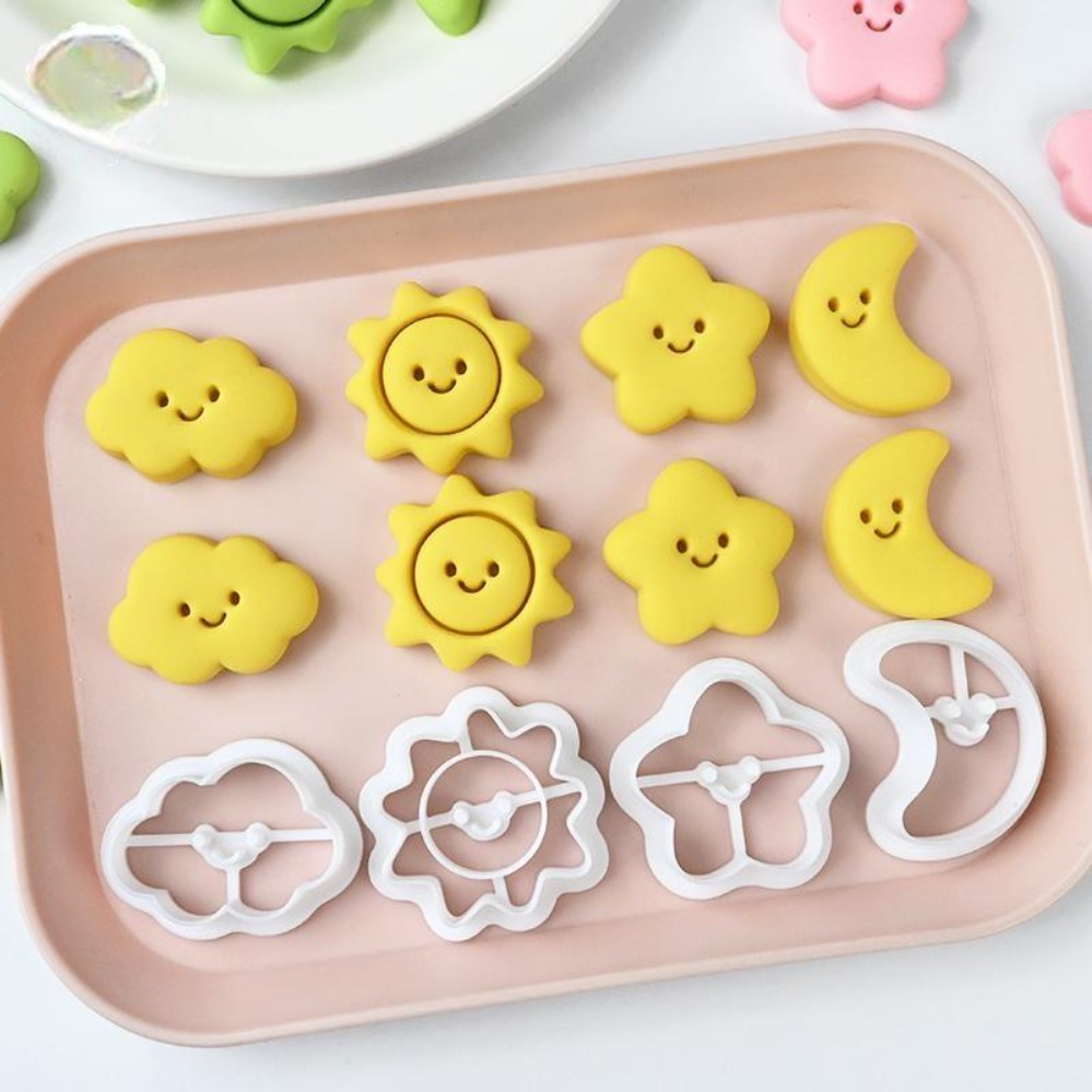Baking Kitchen Diy - Emporte-pièces Lune Étoiles Soleil, Moule à