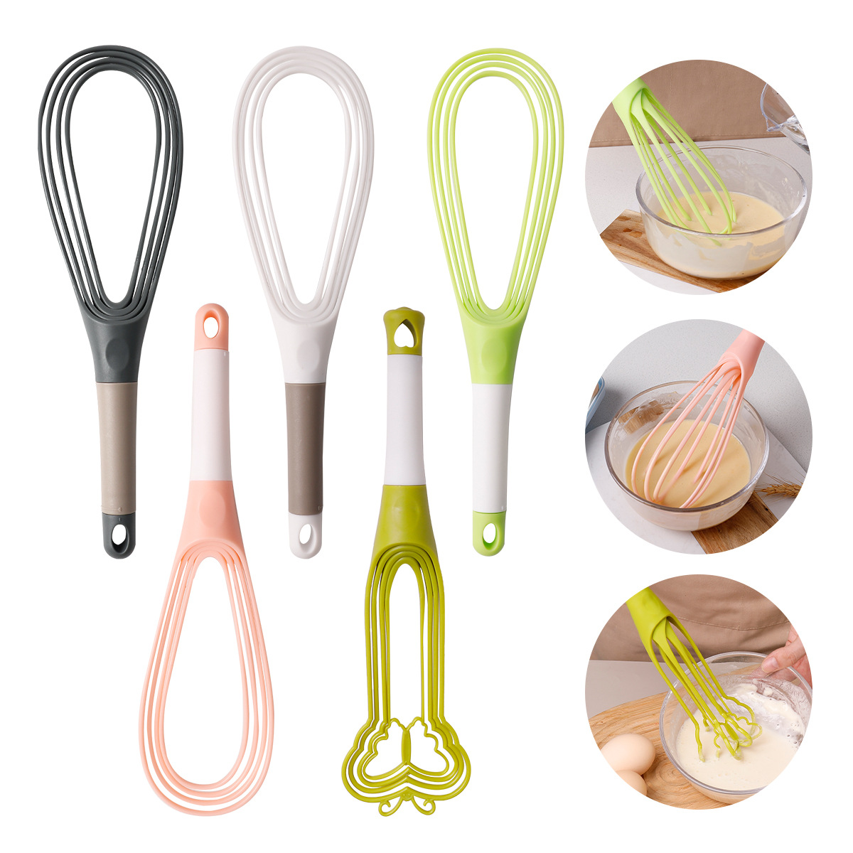 1 pièce Fouet à œufs rotatif,  - Kitchen Baking Blender avis et prix