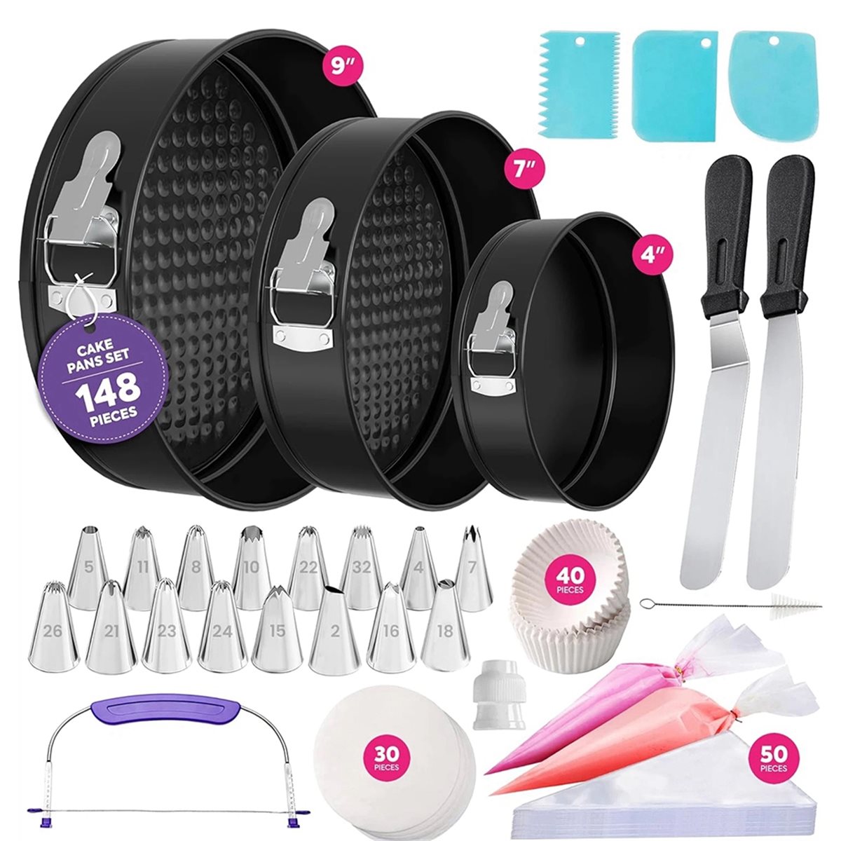 Tendance 2026 : Ensemble de 14 - Springform Pan Set avis et prix