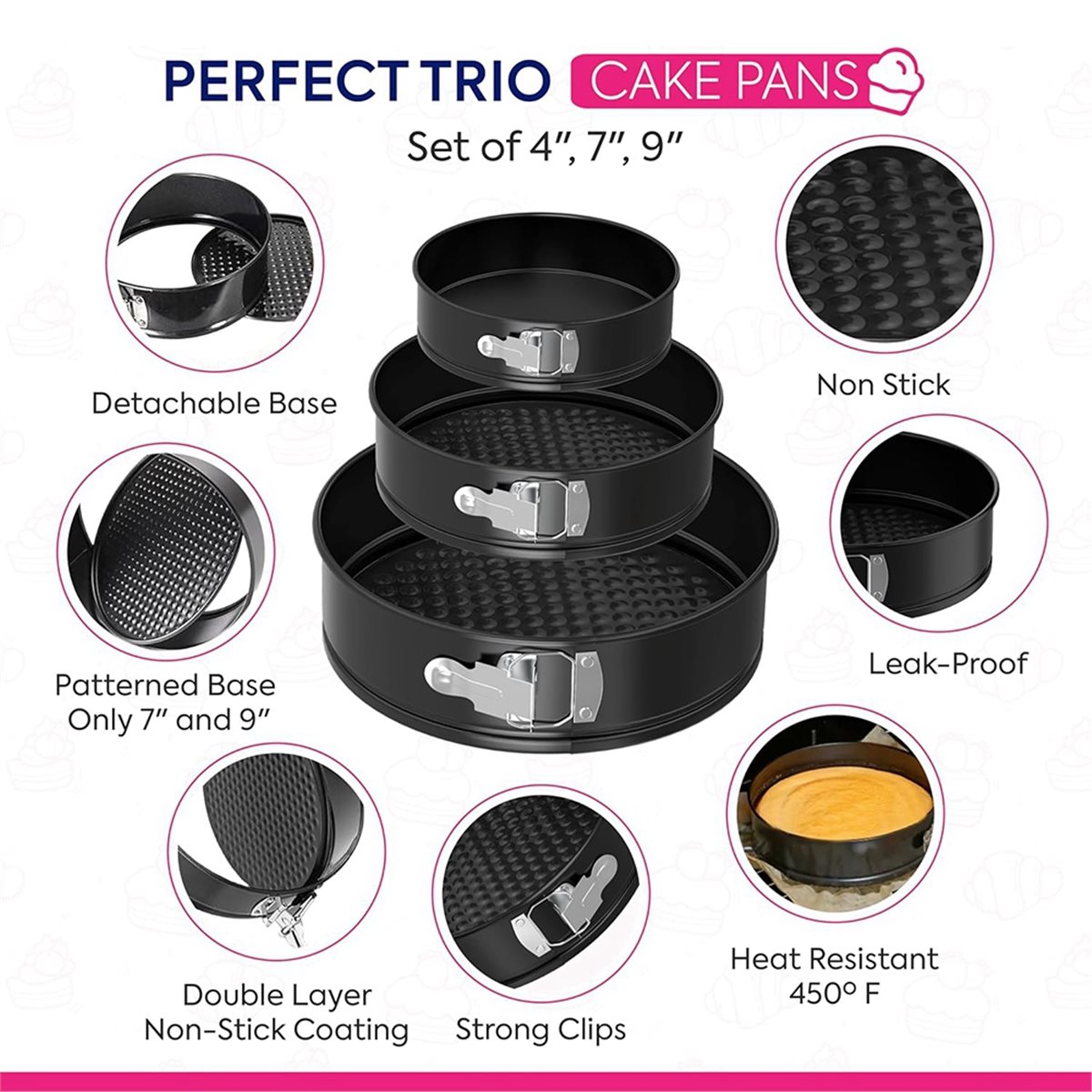 Tendance 2026 : Ensemble de 14 - Springform Pan Set avis et prix