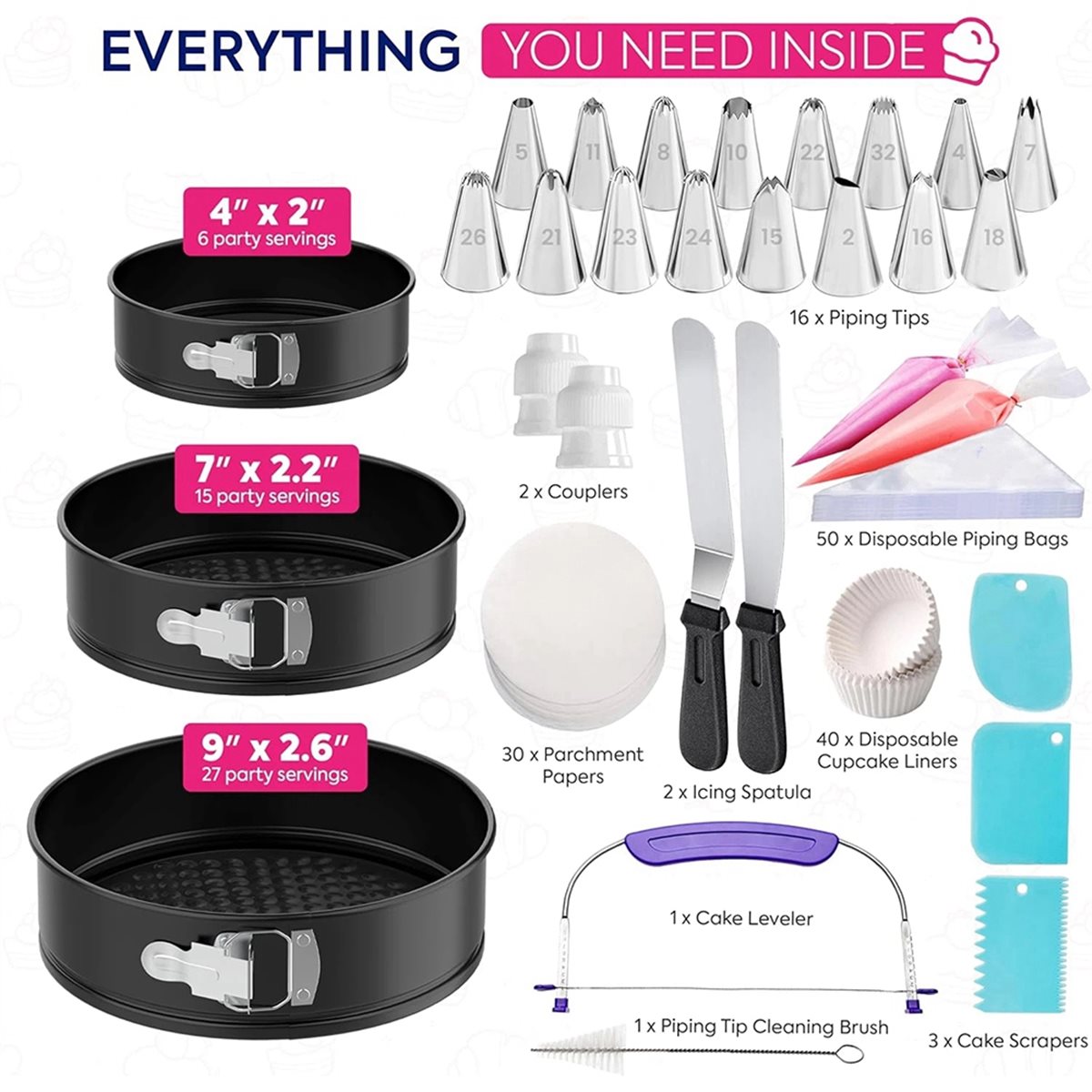 Ensemble de moules à gâteau M1 - Springform Pan Set avis et prix