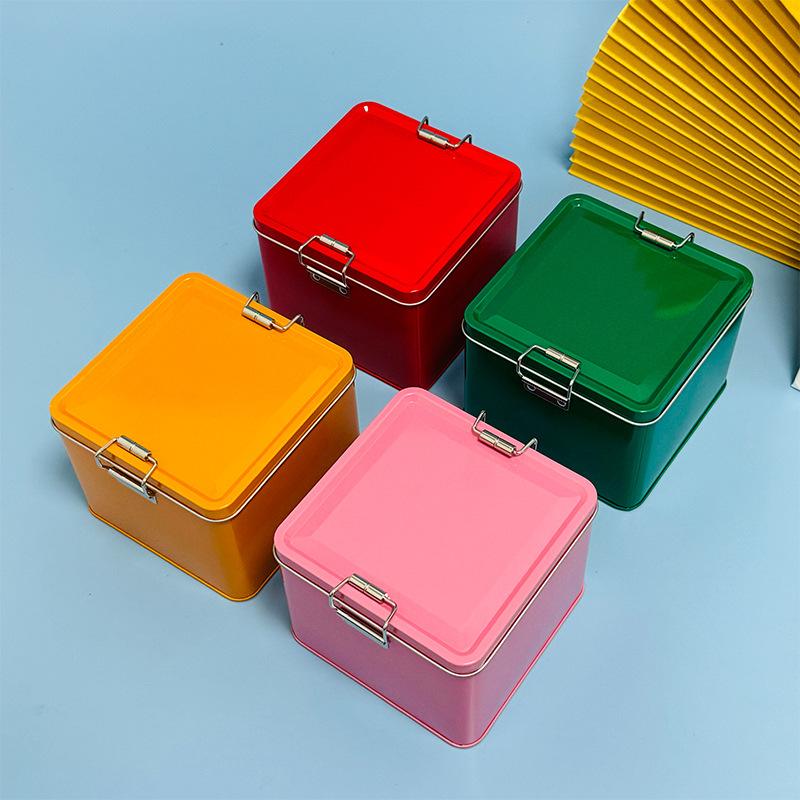 Boîte à biscuits carrée en fer - Kitchen Baking Tray Organizer avis et prix