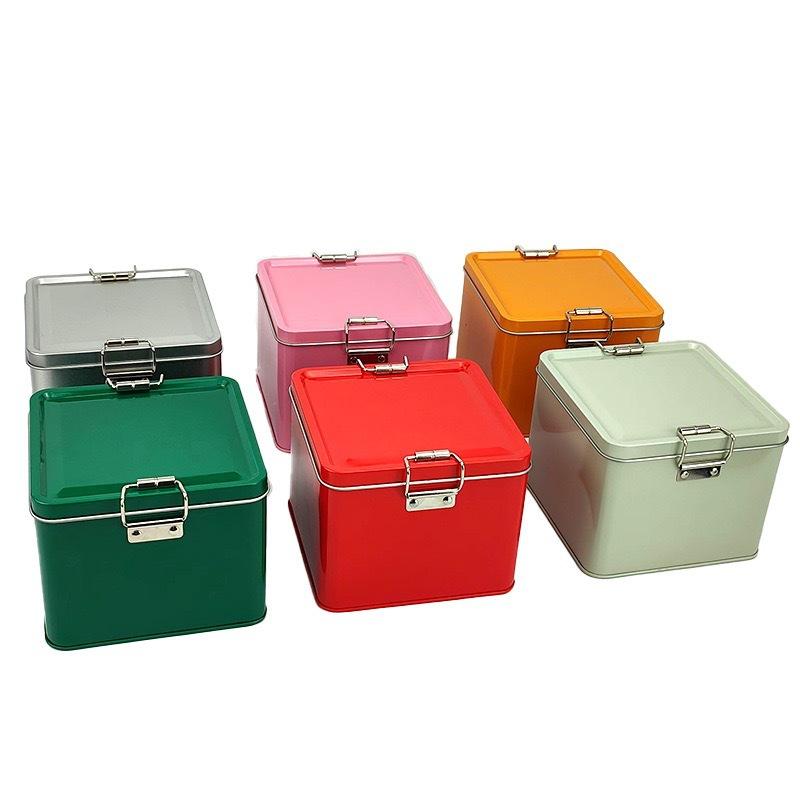 Boîte à biscuits carrée en fer - Kitchen Baking Tray Organizer avis et prix