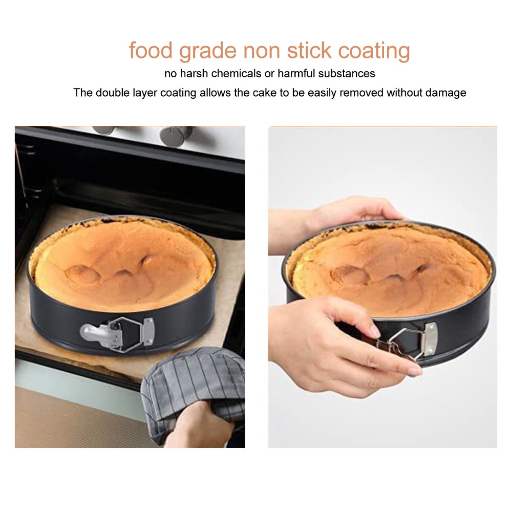 Lot de 3 moules à gâteau en ac - Springform Pan Set avis et prix
