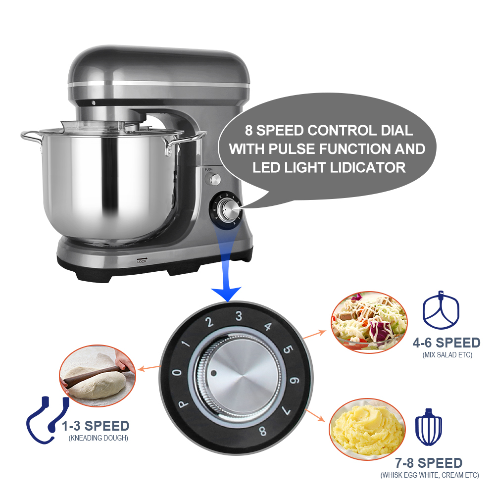 Mélangeur Électrique Puissant  - Kitchen Baking Mixer avis et prix