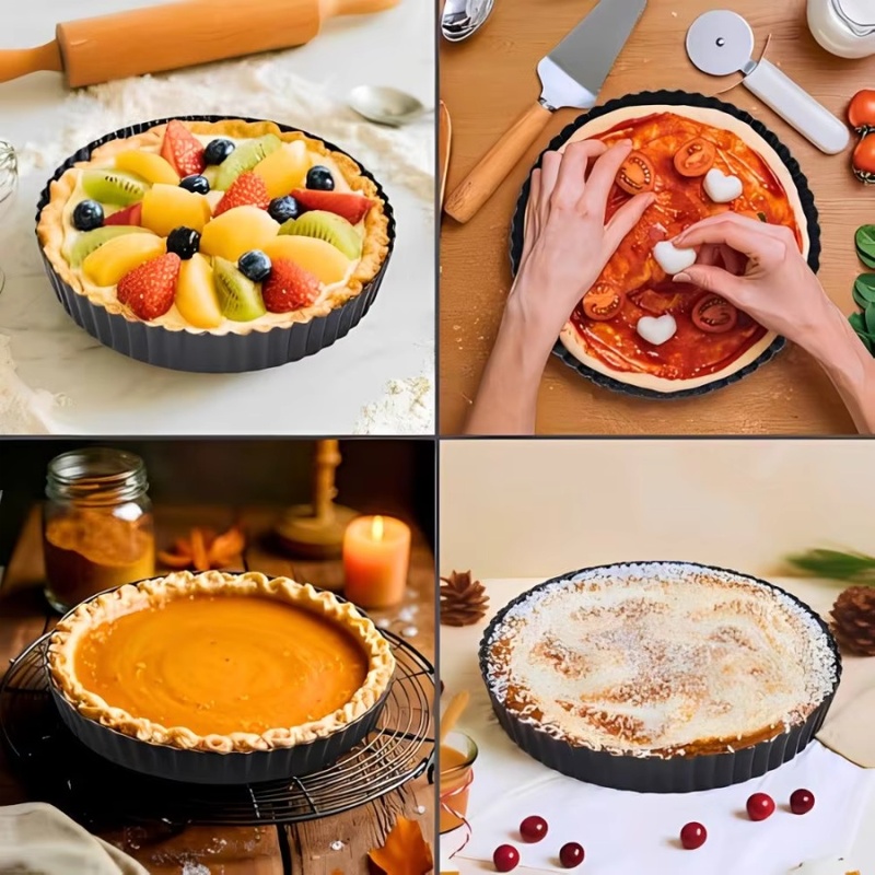 1 moule à tarte amovible à fon - Kitchen Baking Set avis et prix